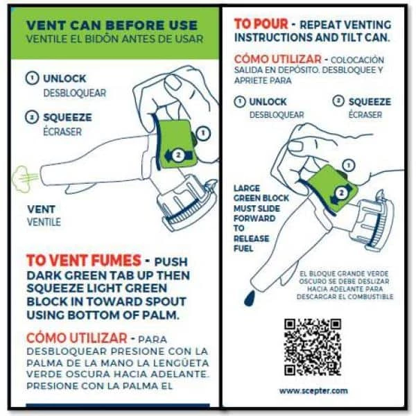 Flash Sale ๐ Scepter 5 Gal. Smart Control Gas Can ๐ - Image 7