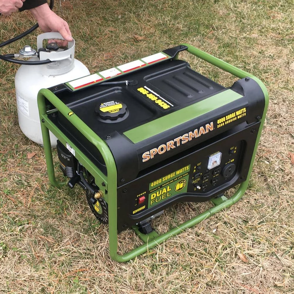 Discount ๐ Sportsman 4,000/3,500-Watt Recoil Start Dual Fuel Gasoline Propane Portable Generator with CO Detector Auto-Shutoff ๐ - Image 4