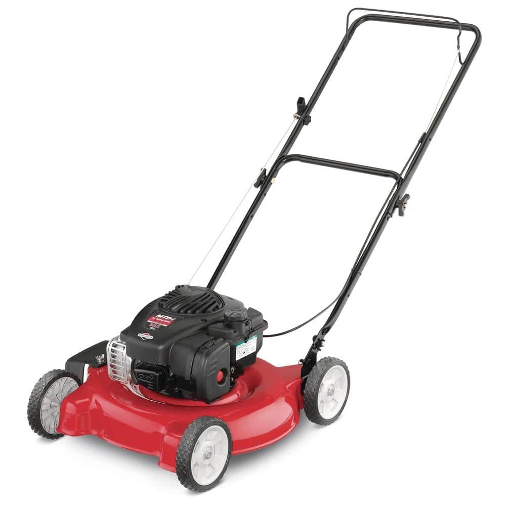 Best reviews of 𧨠Yard Machines 20 in. 125 cc OHV Briggs and Stratton Gas Walk Behind Push Mower π - Image 5