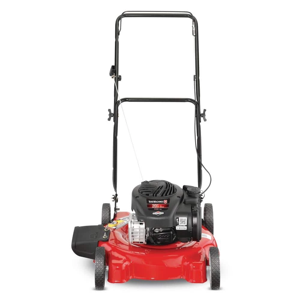 Best reviews of 𧨠Yard Machines 20 in. 125 cc OHV Briggs and Stratton Gas Walk Behind Push Mower π - Image 4