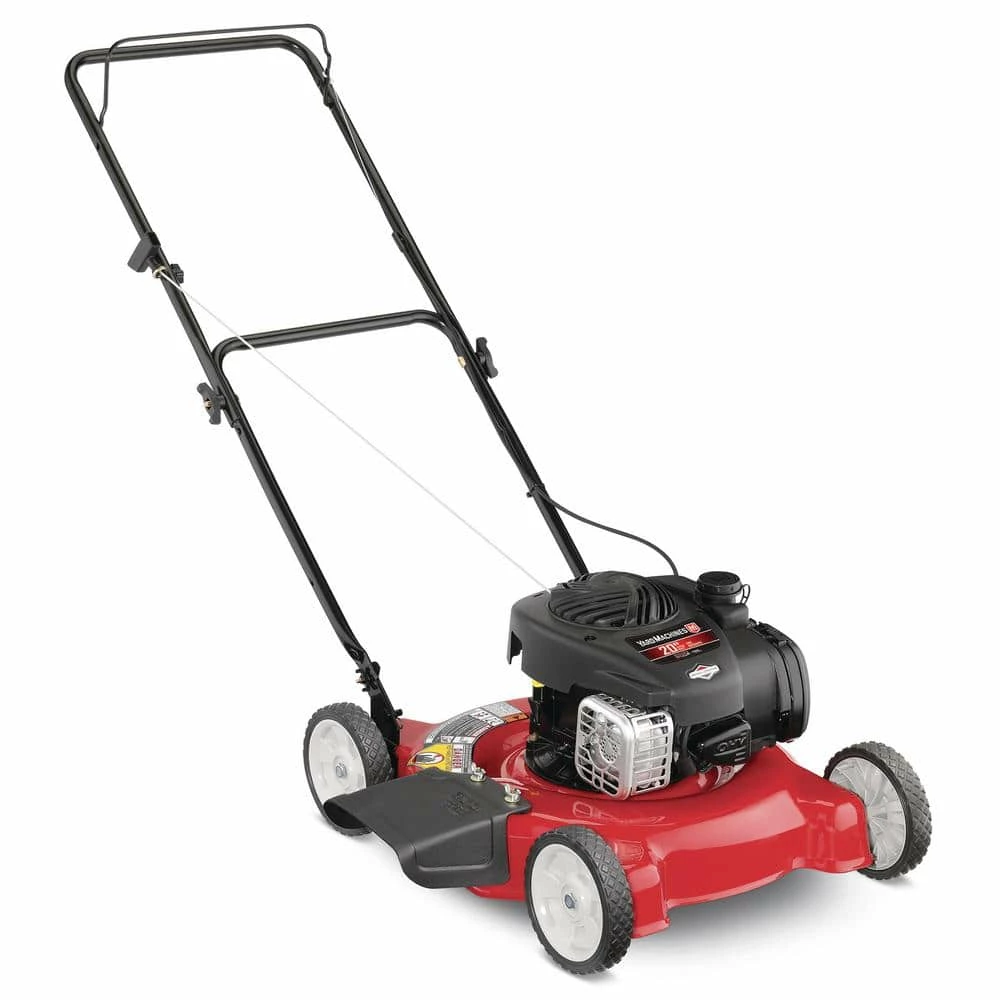 Best reviews of 𧨠Yard Machines 20 in. 125 cc OHV Briggs and Stratton Gas Walk Behind Push Mower π